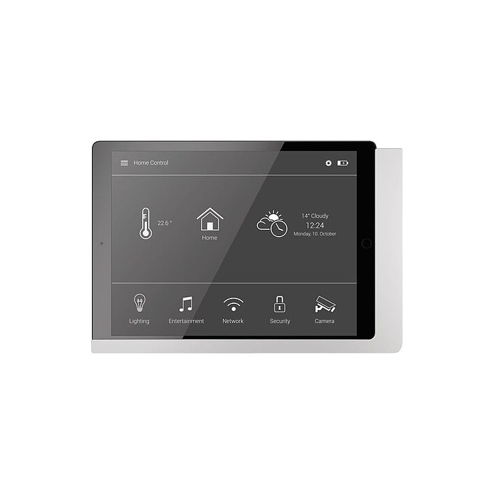 Viveroo Free Support mural pour iPad pro 11 avec POE aluminium argent Viveroo