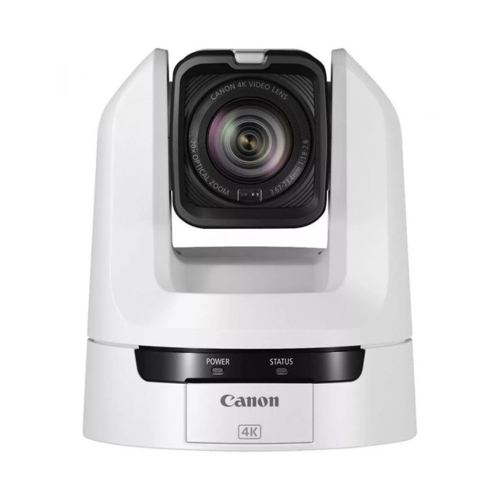 Canon - Caméra PTZ blanche. 4K UHD, Capteur CMOS 1/2,3p, Zoom x20 Canon