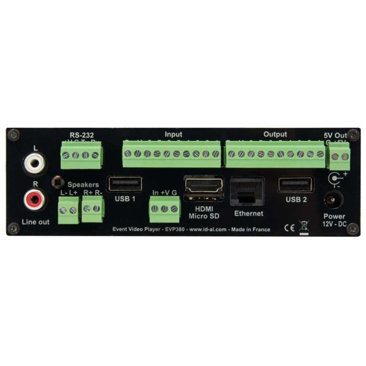 Lecteur audio et vidéo Waves system WS-EVP380 | 4K | multi-format Waves System