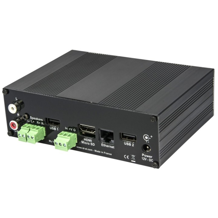 Lecteur vidéo Waves system WS-VID0347 | 4K interactif | USB/µSD Waves System