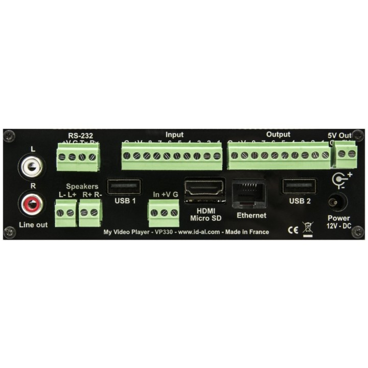 Lecteur vidéo Waves system WS-VID0348 | 4K | GPIO 8in/8out Waves System