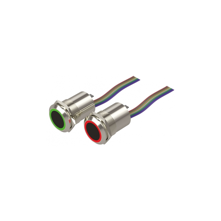Bouton poussoir Waves system WS-PB22IR | lumineux infrarouge | bicolore vert/rouge Waves System