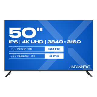 Écran dynamique Japannext JN-IPS500UHD60F | 50" UHD/4K | affichage 24/7 - JN-IPS500UHD60F - Japannext