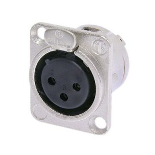 Neutrik - Embase XLR série D femelle 3 broches Neutrik
