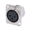 Neutrik - Embase XLR série D femelle 3 broches Neutrik