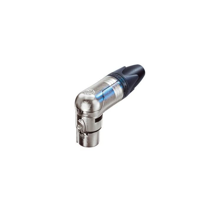 Neutrik - Fiche XLR 3 broches Femelle coudées Neutrik