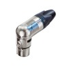Neutrik - Fiche XLR 3 broches Femelle coudées Neutrik