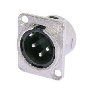 Neutrik - Embase XLR série D mâle 3 broches Neutrik
