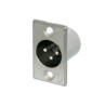 Neutrik - Embase XLR male 3pts standard Neutrik
