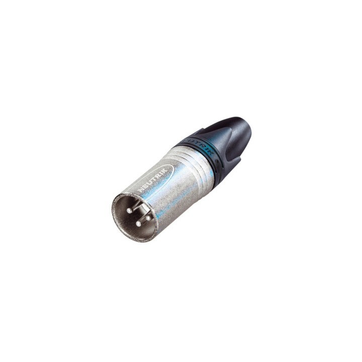 Neutrik - Fiche male XLR 3 poles nouvelle generation Neutrik