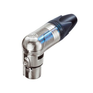 Neutrik - Fiche XLR 4 broches Femelle coudées Neutrik