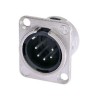 Neutrik - Embase male XLR 5 broches serie D Neutrik