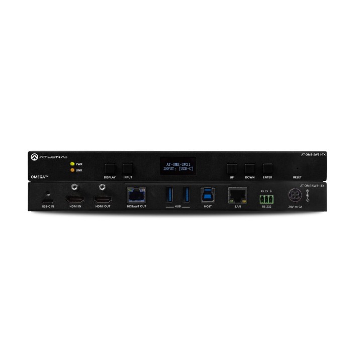 Transmetteur HDBaseT Atlona AT-OME-SW21-TX | USB-C | HDMI Atlona