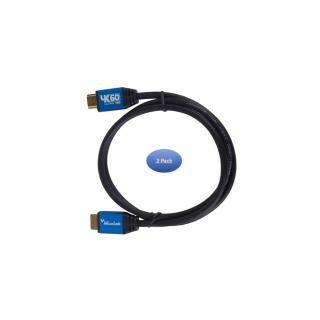 Câble HDMI 2.0 Muxlab 500091-2PK | Certifié Premium | 1M | paquet de 2 Muxlab