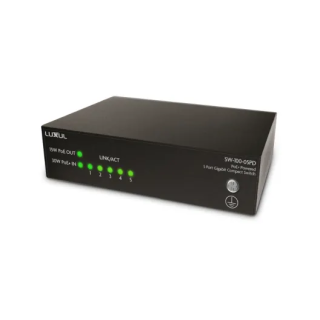 Switch Gigabit Luxul LUX-SW-100-05PD | 5 ports | POE+ Luxul