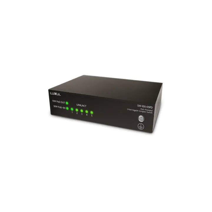 Switch Gigabit Luxul LUX-SW-100-05PD | 5 ports | POE+ Luxul