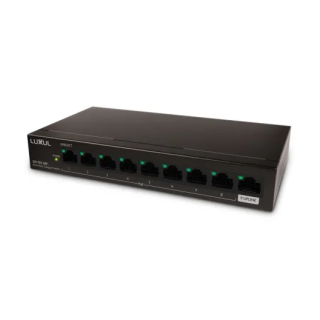 Switch Gigabit Luxul LUX-SW-100-08P-E | 8 ports PoE+ | liaison montante Luxul