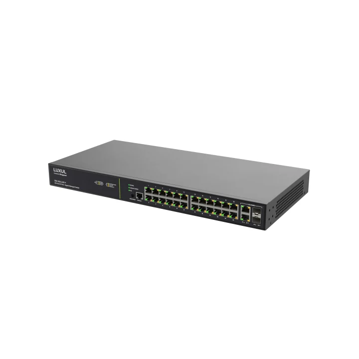 Switch administrable Luxul LUX-SW-505-24P-F-E | 24 ports PoE+ | Gigabit Luxul