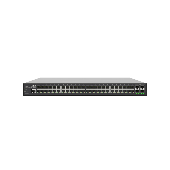 Switch administrable Luxul LUX-SW-615-48P-F-E | 54 ports Gigabit | PoE+ Luxul