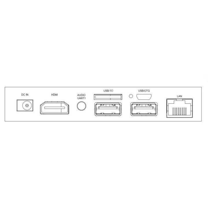 Tablette de contrôle Loud of Sweden LOS-14211 | 10p | Noir Loud of sweden