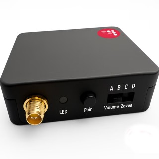 Récepteur sans fil Loud of Sweden LOS-RX2-B | Noir | compact Loud of sweden