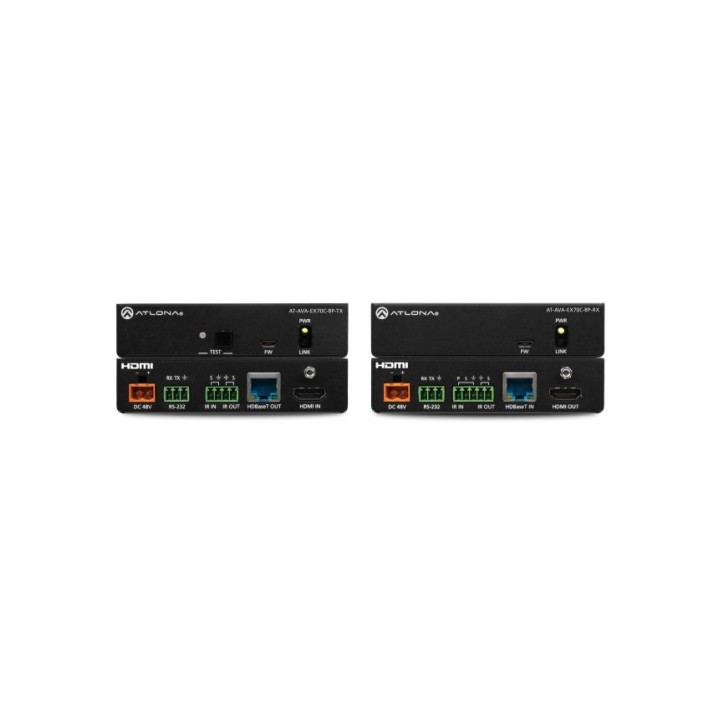Kit émetteur/récepteur Atlona AT-AVA-EX70C-BP-K | HDMI 4K/UHD | RS+IR+Alimentation Atlona
