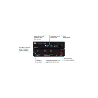 Distributeur HDMI Atlona AT-RON-442 | 4K HDR | 2 sorties Atlona