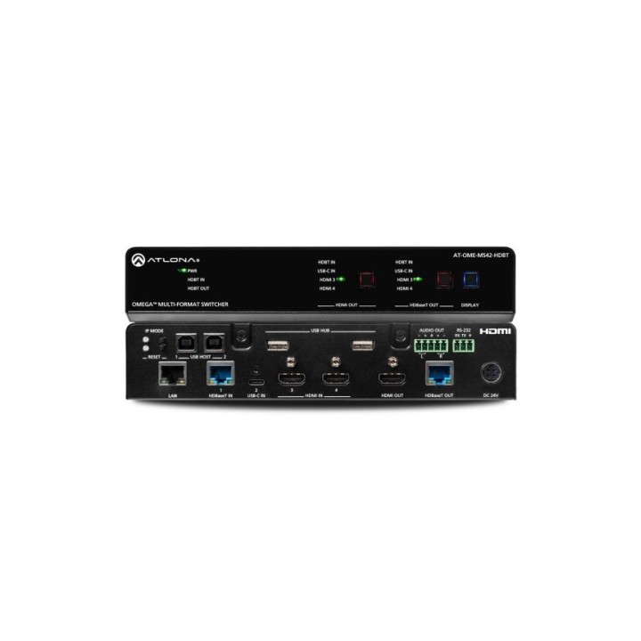 Matrice vidéo Atlona AT-OME-MS42-HDBT | 4x2 4K UHD | HDMI, USB-C, HDBaseT Atlona