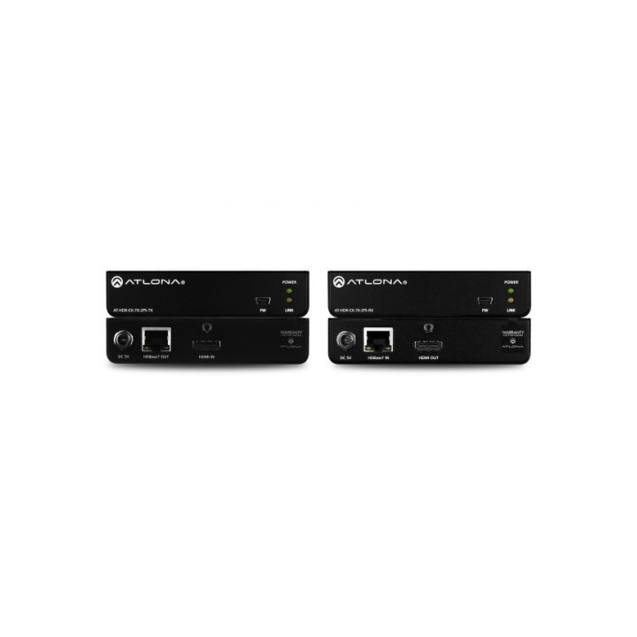 Kit émetteur/récepteur Atlona AT-HDR-EX-70-2PS | HDR 4K | HDMI HDBaseT 70 m Atlona