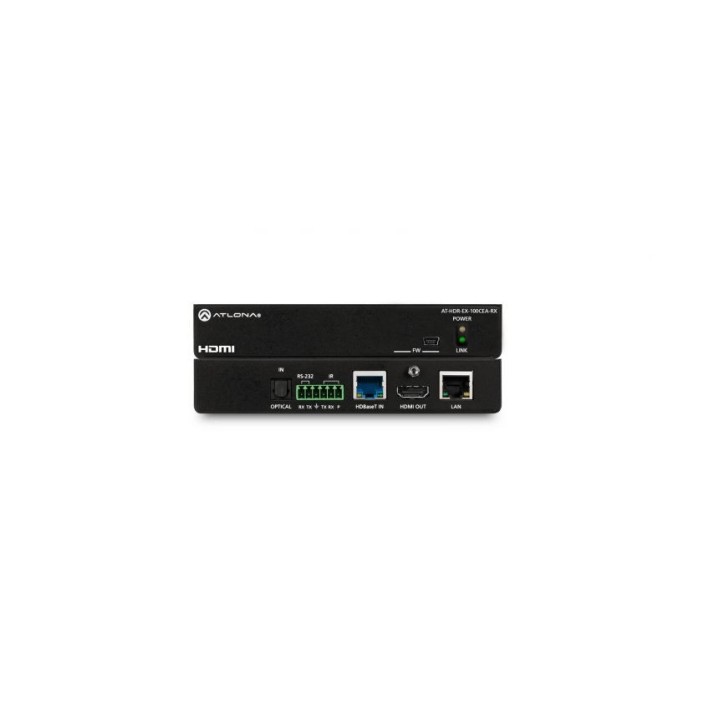 Récepteur HDR Atlona AT-HDR-EX-100CEARX | 4K | IR, RS-232, Ethernet, PoE Atlona
