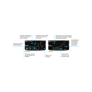 Kit émetteur/récepteur Atlona AT-AVA-EX70C-KIT | HDMI 4K | 40 m Atlona