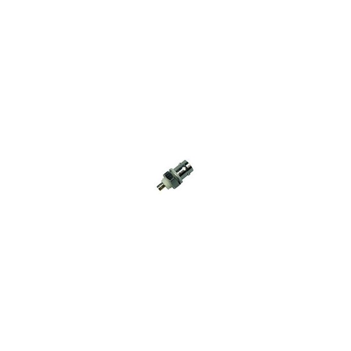 Embase BNC 75 ohms femelle chassis isolée à souder Keen connect