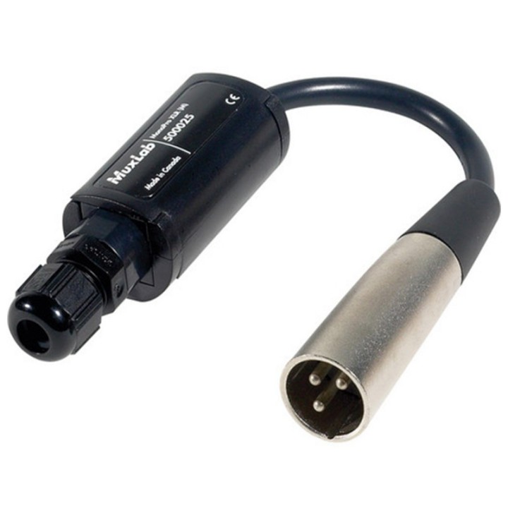Balun VidéoEase Muxlab 500025 | MONOPRO XLR Mâle Muxlab