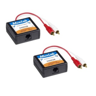 Balun Stéréo HI-FI Muxlab 500028-2PK | Haute qualité | 2-PACK Muxlab
