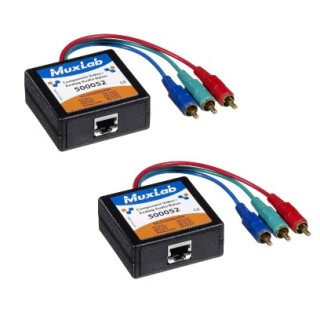 Balun Vidéo/Audio Muxlab 500052-2PK | Composante Vidéo | Analog Audio Muxlab