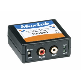 Convertisseur Audio Digital Muxlab 500081 | 5.1 Channel | Haute qualité Muxlab