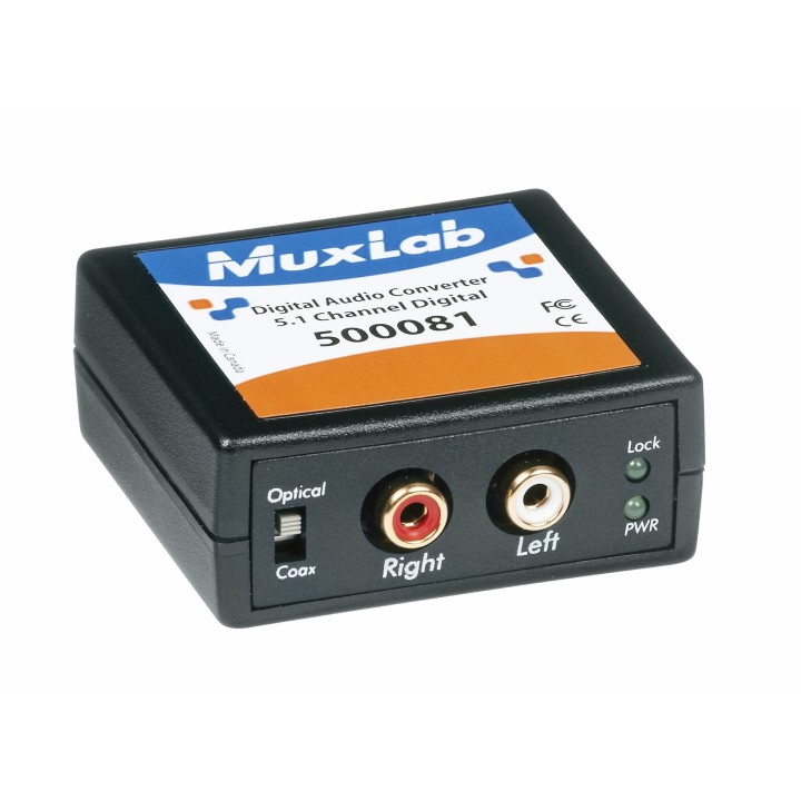 Convertisseur Audio Digital Muxlab 500081 | 5.1 Channel | Haute qualité Muxlab
