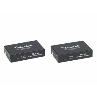 Extendeur kit IP et POE Muxlab 500112 | coax | sans alim Muxlab