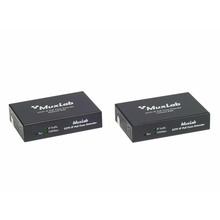Extendeur kit IP et POE Muxlab 500112 | coax | sans alim Muxlab