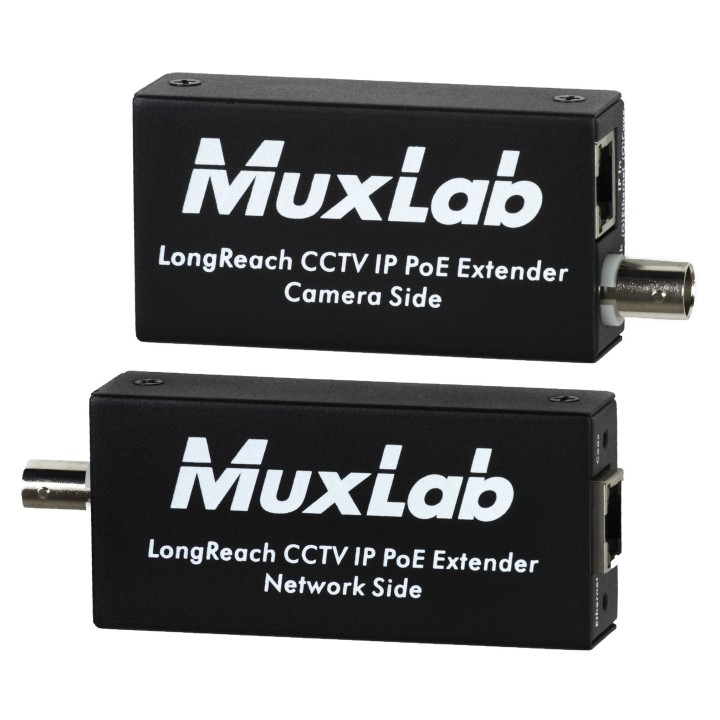 Kit d'extension longue distance Muxlab 500115 | CCTV IP PoE | 600m Muxlab