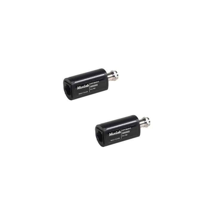 Balun CATV II Muxlab 500302-2PK | 2-PACK | haute performance Muxlab