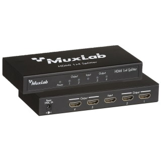 Distributeur HDMI Muxlab 500421 | 1*4 2K-4K | 110-220V Muxlab