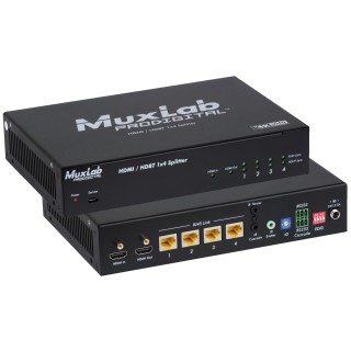 Répéteur HDMI Muxlab 500424 | 1x4 HDBT | UHD-4K Muxlab