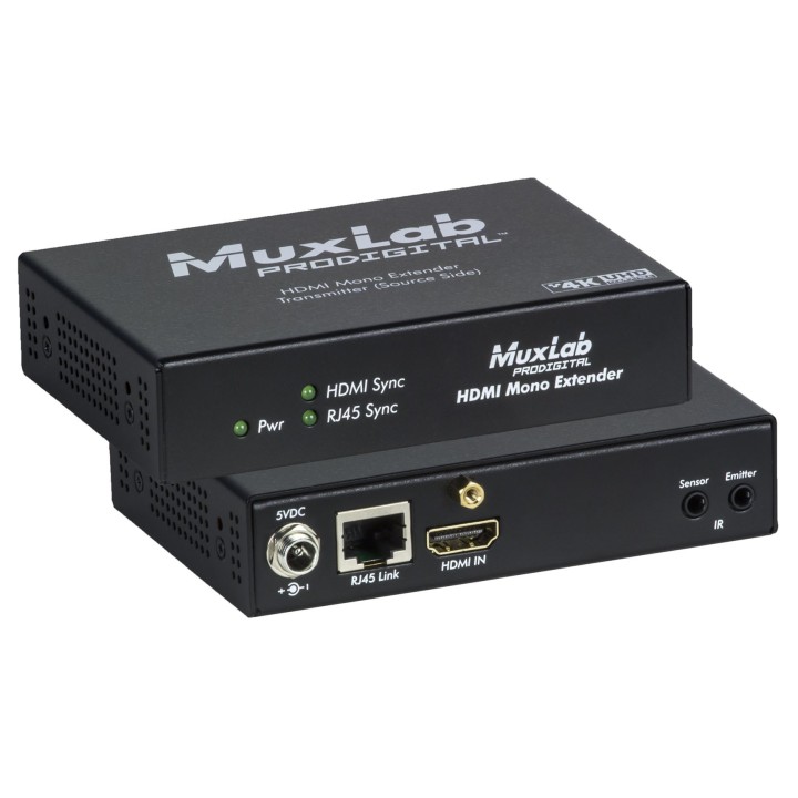 Émetteur HDMI Muxlab 500451-TX | HDMI1.4 IR HDBT Cat6 70m | UHD-4K 40m Muxlab