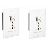 Extendeur HDMI Muxlab 500451-WP-DEC | Wallplate IR | HDBT Cat6 70m Muxlab