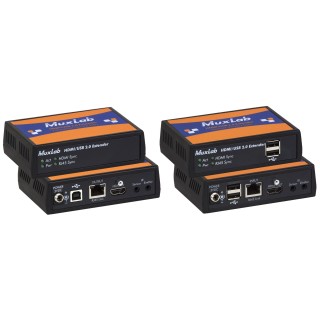 Kit Extendeur HDMI/USB2.0 Muxlab 500457 | Haute performance | Plug and Play Muxlab