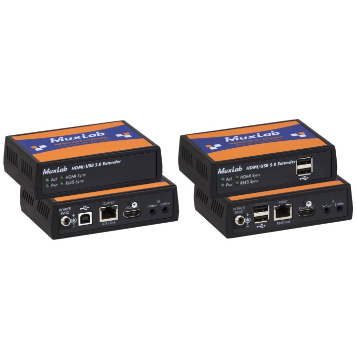 Kit Extendeur HDMI/USB2.0 Muxlab 500457 | Haute performance | Plug and Play Muxlab