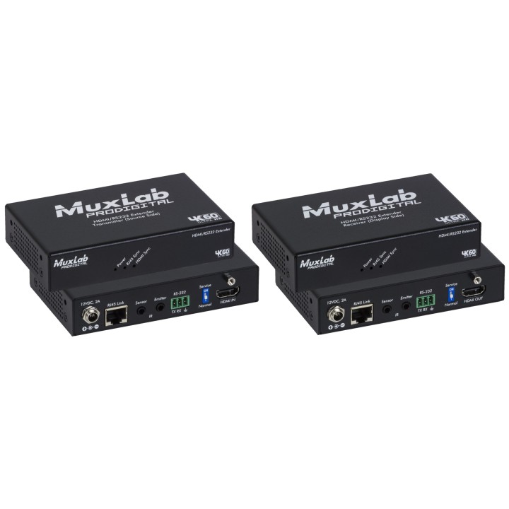 Kit d'extension Muxlab 500459 | HDMI/RS232 | 4K/60 Muxlab