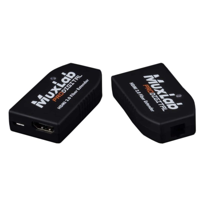 Kit d'extension fibre HDMI 2.0 Muxlab 500464-V2 | Haute performance | Ultra HD Muxlab