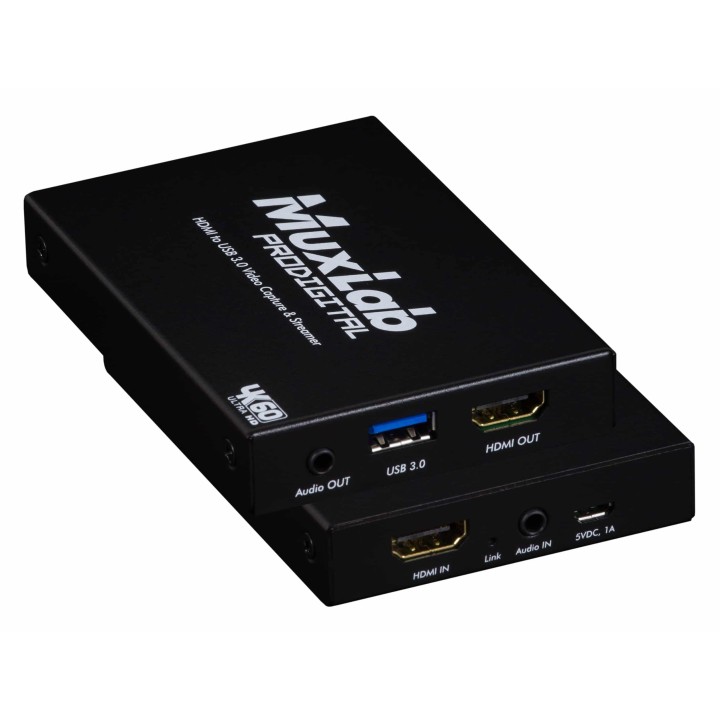 Capteur vidéo Muxlab 500467 | HDMI 4K | USB3.0 Muxlab